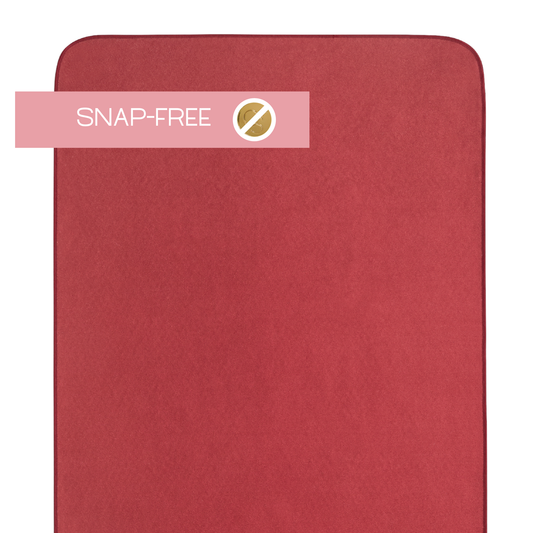Red Velvet Mat Towel (Snap-Free ⓧ)