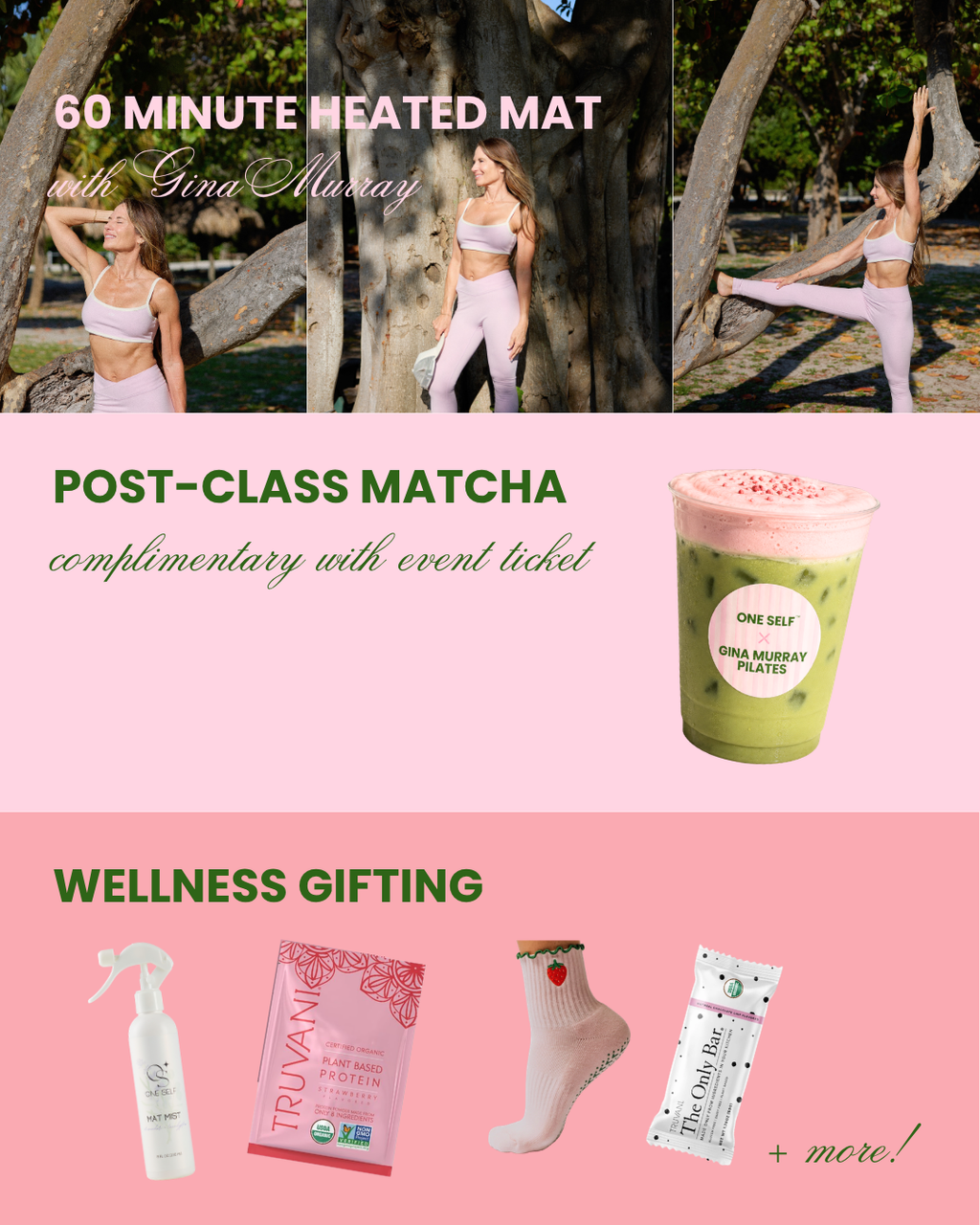 One Self x Gina Murray Pilates (Sunday, 08/30 at 12 PM)
