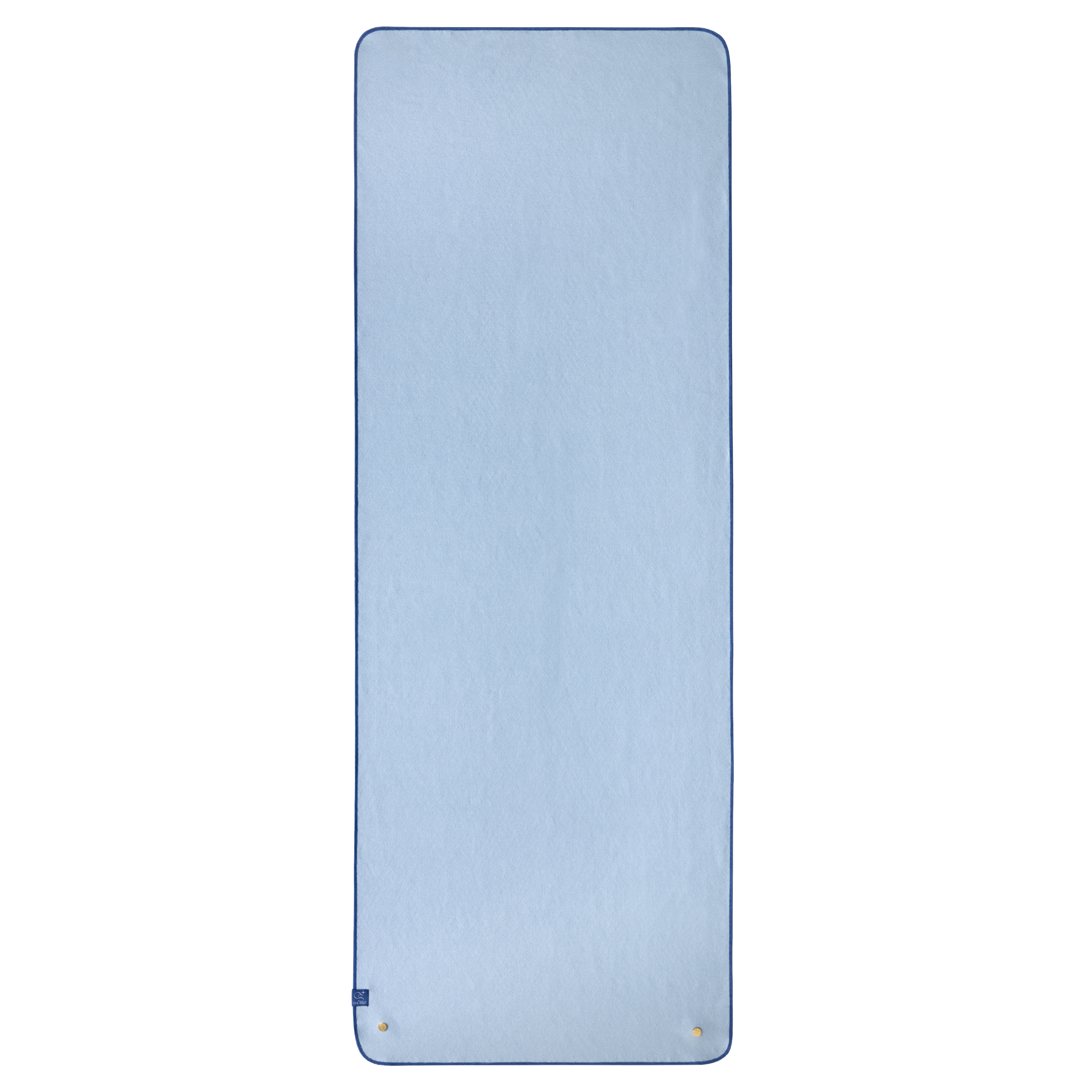 blue yoga mat towel