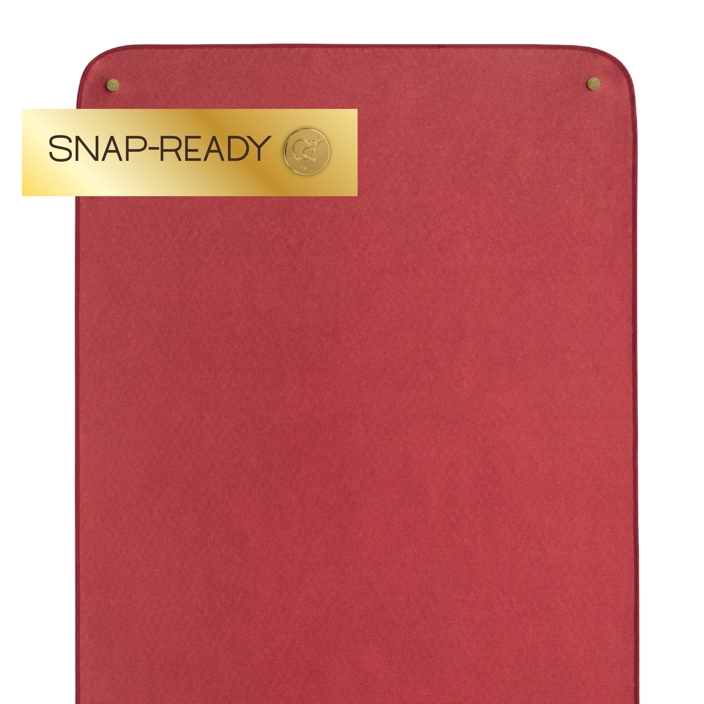 Red Velvet Mat Towel (Snap-Ready ✓)